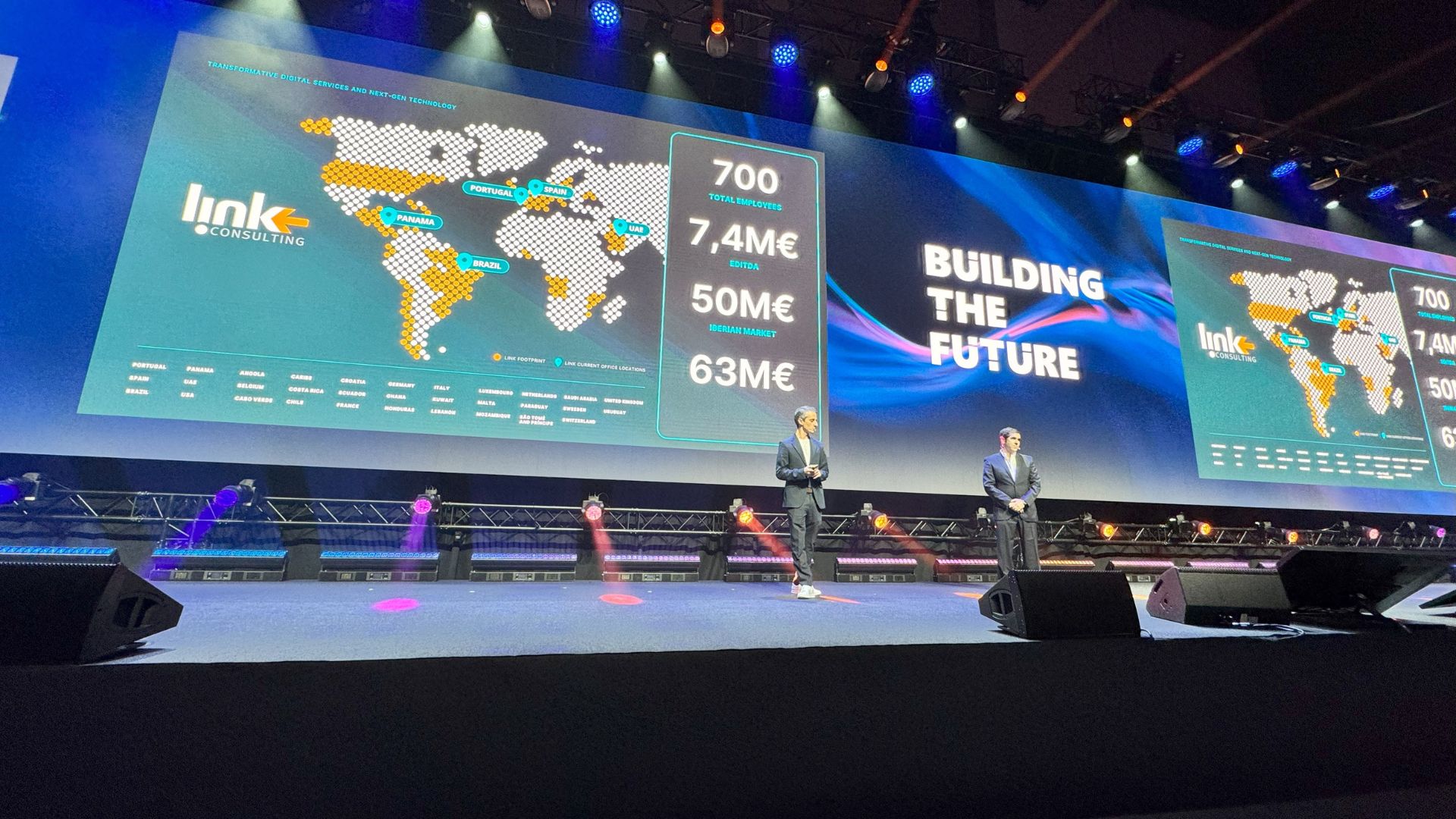 Link team and clients at Building The Future 2026